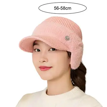 Népszerű levél fényvédő baseball kalap temperamentum női lovagló kalap fényvédő kötött fülvédő kalap lovaglási kellékek