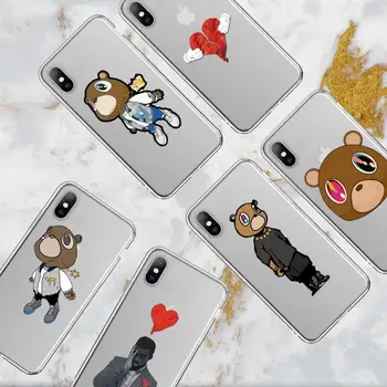 Kanye West divattervező Ye Phone Case iPhone 11-hez 12 Mini 13 Pro XS Max X 8 7 6s Plus 5 SE XR átlátszó héj