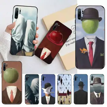 Art Rene Magritte Phone Case For Huawei honor Mate 30 40 50 20 8 70 5 9 10 Pro P x i s y Lite nova